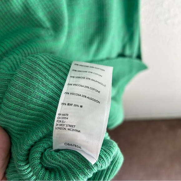 Free People Golden Hour Knit Midi Skirt Green Sz XS - Picture 5 of 5